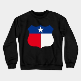 Texas Sign Shield / Tejas Signo Escudo Crewneck Sweatshirt